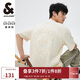 杰克·瓊斯（JACK&JONES） 新款重磅棉寬松復(fù)古哥特字母發(fā)泡印情侶短袖T恤男裝225101028