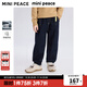 MiniPeace太平鳥(niǎo)童裝冬新男童牛仔長(cháng)褲FAHAE4A87 深藍色牛仔1 130