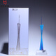 廣州塔小蠻腰旅游紀念品古法琉璃工藝品水晶模型文創(chuàng  )桌面小擺件 廣州塔-簡(jiǎn)（彩色）