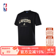 NBA官方布魯克林籃網(wǎng)/勇士/湖人球場生活系列男女運動休閑短袖T恤 湖人-短袖T恤 L