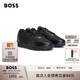 BOSS博斯【禮物】男士凸紋外底運動(dòng)休閑鞋 005-黑色 40