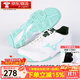 美津濃（MIZUNO）羽毛球鞋男女鞋防滑透氣耐磨運動(dòng)鞋室內外綜合訓練鞋青少年兒童鞋 V1GA218111白色/天藍色 42 (270mm)
