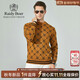 Raidy Boer/雷迪波爾秋冬男時(shí)尚休閑系列綿羊毛虎頭針織毛衣5072 卡其 185/54/XXL