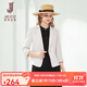經(jīng)典故事（JANE STORY）粉色西裝外套女春秋2025新款通勤氣質(zhì)高級感休閑七分袖西服薄款 U03米杏色 M