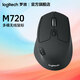 羅技（Logitech）M720無(wú)線(xiàn)藍牙鼠標辦公藍牙優(yōu)聯(lián)雙模無(wú)線(xiàn)鼠標大手人體工學(xué)鼠標MAC筆記本ipad鼠標帶無(wú)線(xiàn)2.4G接收器 M720無(wú)線(xiàn)鼠標