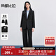 尚都比拉面試商務(wù)考公通勤西裝套裝女秋季垂感顯瘦西服外套休閑褲兩件套