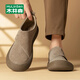 木林森男鞋秋冬季2025新款魔術(shù)貼勃肯鞋一腳蹬軟底復古休閑皮鞋男豆豆鞋 卡其 （6228款） 41 （標準皮鞋碼）