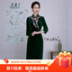 木真了連衣裙中國風(fēng)民族風(fēng)長(cháng)袖春款絲絨喜婆婆連衣裙女907 14色 XL