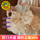 G.DUCKKIDS童裝公主裙女童連衣裙夏季2025新款生日禮服兒童裙子tutu裙蓬蓬裙 蝴蝶結蛋糕裙 90 尺碼1~2歲【 80-90cm】