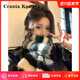CRANTA KOMEIA圍巾女冬季撞色彩虹條紋保暖韓系針織毛線(xiàn)圍脖生日禮物送女友老婆 黑色 高級感送女朋友愛(ài)人實(shí)用高檔