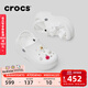 卡駱馳（CROCS）貝拉洞洞鞋沙灘鞋包頭女鞋厚底拖鞋|210062 白色-100(含智必星） 37 (230mm) 38