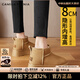CAMILA KSENIA厚底雪地靴女2025年新款冬季內增高設計保暖加絨防水短筒面包棉鞋 栗色 38