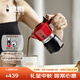 比樂(lè )蒂（Bialetti）【喬遷禮物】摩卡壺 意大利手沖咖啡壺紅色雙閥意式手動(dòng)咖啡機 紅色雙閥2杯份 100ml 紅色雙閥款