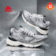 卡帕（Kappa）女鞋老爹鞋氫軌運動(dòng)鞋女冬季加絨保暖棉鞋子女 奧運灰 38