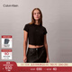 Calvin KleinJeans【明星同款】25夏季女士字母印花ck辣妹正肩短袖上衣T恤