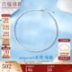 六福珠寶 18K金mipearl系列淡水珍珠項鏈 總重約8.94克-黃色