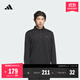 adidas高爾夫運動(dòng)舒適長(cháng)袖POLO衫男裝新款阿迪達斯官方   黑色   L