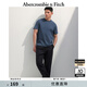 ABERCROMBIE & FITCH【基礎多色T】男裝25夏季美式經(jīng)典小麋鹿棉質(zhì)短袖T恤KI124-9235 深藍色 S (175/92A)