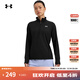 安德瑪（UNDERARMOUR）UA秋冬Tech?女子羅紋訓練運動(dòng)長(cháng)袖T恤1389857 黑色001 L