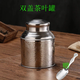 紅鐵普雙蓋不銹鋼茶葉罐大號茶葉包裝盒加厚茶葉桶密封罐茶罐 1斤茶罐500克（贈茶勺） 1個(gè)