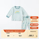 davebella戴維貝拉童裝2021秋冬兒童內衣套裝男童秋衣秋褲棉質(zhì)睡衣DBX19056恐龍印花110cm