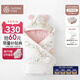BUBBLE TREE新生嬰兒包被初生豆豆絨防驚嚇抱被秋冬寶寶產(chǎn)房包單 深冬加厚-莎莉花園【天竹棉 茶多酚內芯】0-10℃ 軟絨鎖溫 四季一被多用