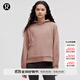 lululemon丨Scuba 女士超寬松款側開(kāi)口連帽衫 LW3IUIS 暮光玫瑰棕 M /L