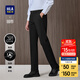海瀾之家（HLA）休閑褲男領(lǐng)昂行政休閑褲免燙商務(wù)褲子男25新款秋冬季 黑色4R 35 175/90A 推薦151~160斤