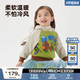 馬·拉?。∕.Latin）/童裝兒童衛衣年秋裝新款男女童小童印花連帽口袋衛衣 牛油果綠 110cm