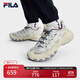 FILA易烊千璽同款斐樂(lè )男鞋老爹鞋運動(dòng)鞋2025夏季新款蘑菇鞋休閑鞋男 米綠色/白瑪瑙灰-SW 42