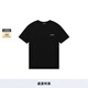 WE11DONE中性男女同款經(jīng)典字母LOGO寬松時(shí)尚圓領(lǐng)T恤 黑色 XS