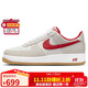 耐克NIKE男休閑鞋 空軍一號AIR FORCE 1運動(dòng)鞋IB6388-101帆白/紅43