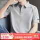 阿迪達斯 （adidas）POLO衫男裝夏季快干透氣舒適戶(hù)外運動(dòng)休閑短袖KB5977 淺灰 L