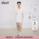DZZIT【爆款補單】小香風(fēng)連衣裙明星同款地素連衣裙夏季 白色 S