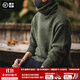 馬登工裝 美式復(fù)古純色保暖高領(lǐng)針織衫馬海毛毛衣秋季個(gè)性打底衫男 綠色 L