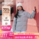 斯凱奇（Skechers）羽絨服短款冬季立領(lǐng)保暖外套百搭休閑男女同款大衣P423U038