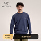 ARC'TERYX始祖鳥(niǎo) EMBLEM FLEECE CREW 男子 抓絨衫 Black Sapphire/藍黑色 M