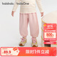 巴拉巴拉balaOne寶寶長(cháng)褲女童寬松束腳褲2025秋褲子甜美蕾絲208325108010