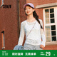 森馬（Semir）長(cháng)袖T恤女設計感滿(mǎn)印修身疊穿2025春季薄透網(wǎng)紗上衣109125101007