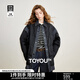 初語(yǔ)假兩件羽絨服女2025冬季新款發(fā)熱抗菌抗靜電科技保暖襯衫外套 黑色 M
