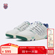 蓋世威（K·SWISS）【秀場(chǎng)同款】休閑鞋男女春季情侶款休閑時(shí)尚滿(mǎn)貫鞋9275-US 108溫布爾登白綠諾藍 男 42