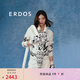 ERDOS 翻領(lǐng)提花節日氛圍費爾島減齡復古寬松女開(kāi)衫羊絨衫 白 170/88A/L