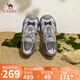 駱駝登山鞋男透氣網(wǎng)面撞色厚底丑萌戶(hù)外鞋 L25S255130M 灰色 43 