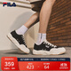FILA 斐樂(lè )官方男鞋帆布鞋2025秋季漢堡鞋透氣休閑鞋運動(dòng)鞋