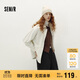 森馬（Semir）森柔牛仔|牛仔外套女中長(cháng)款燈芯絨翻領(lǐng)秋季落肩寬松103524109001