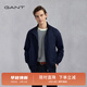 GANT/甘特休閑美式翻領(lǐng)夾克哈林頓夾克男士立領(lǐng)羅紋袖工裝外套 433-深藍色 L