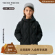 Teenie Weenie Kids【小吐司輕羽絨】小熊童裝男女童保暖三防羽絨服 黑松露小吐司（黑色） 120