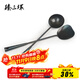 臻三環(huán)手工熟鐵制作家用手工長(cháng)柄鐵鍋廚師鍋鏟子廚房鍋鏟湯菜勺子 鏟勺套裝