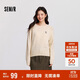 森馬（Semir）史努比系列毛衣女冬彩點(diǎn)含羊毛插肩袖繡花圓領(lǐng)套頭衫101724107025