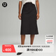 lululemon丨City Sleek 女士高腰半身裙 LW8ALKS 黑色 26
